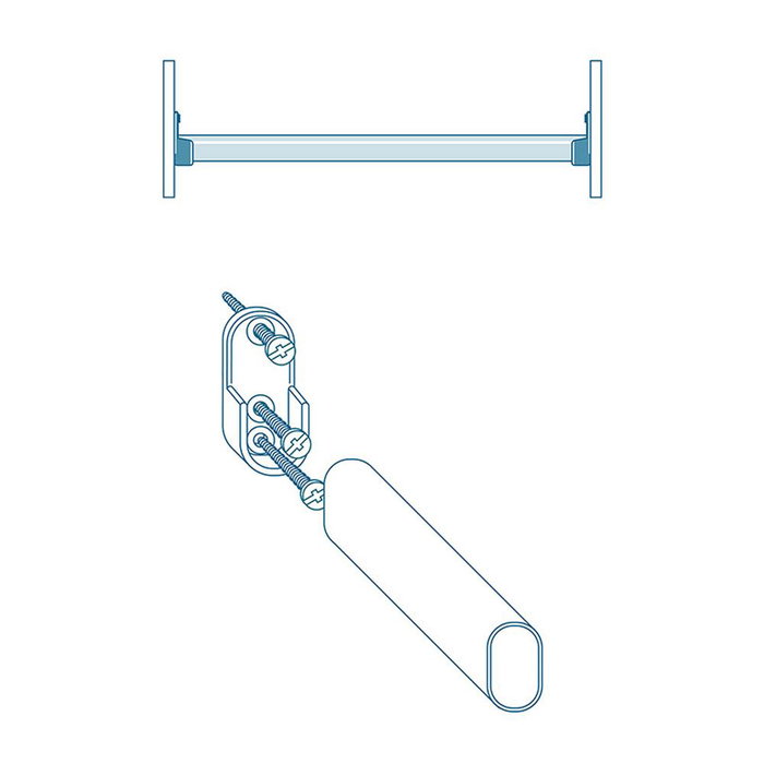 Support de tringle de penderie Stor Planet Cintacor Blanc Ovale 15 x 25 mm (2 Unités) Support de tringle de penderie Stor Planet Cintacor Blanc Ovale 15 x 25 mm (2 Unités)