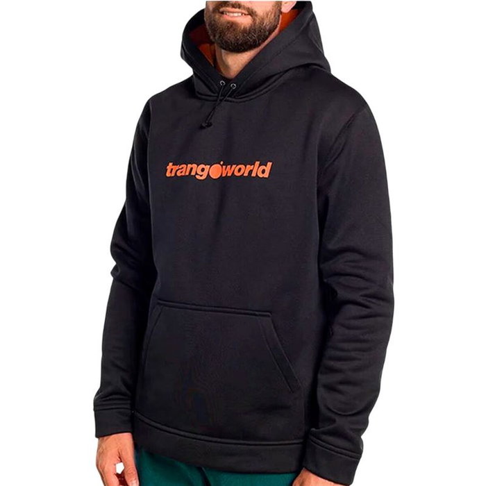 Sweat à capuche homme Trangoworld Login V02 Noir Sweat à capuche homme Trangoworld Login V02 Noir