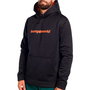 Sweat à capuche homme Trangoworld Login V02 Noir