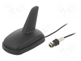 4CARMEDIA Antenne automobile type Shark AM/FM noire
