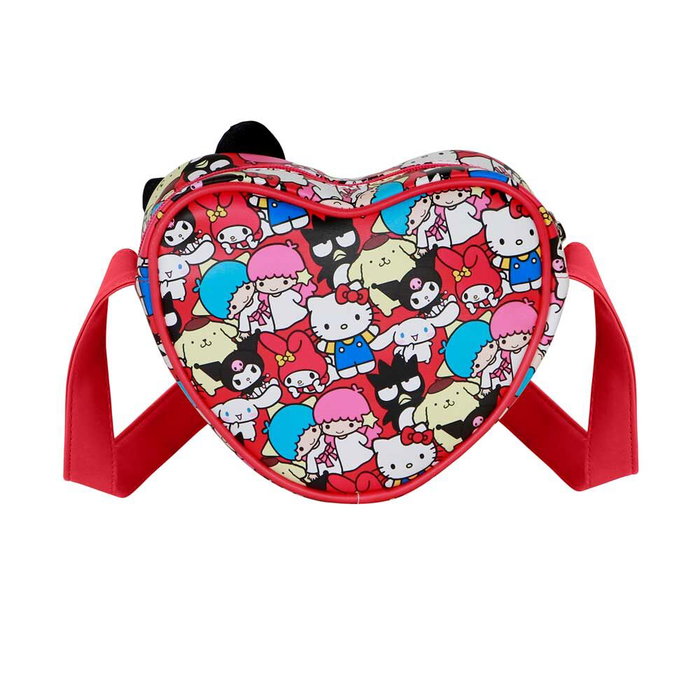 Karactermania - Sac à main en forme de cœur Friends Hello Kitty - Dimensions 10x11,5x5,5 cm