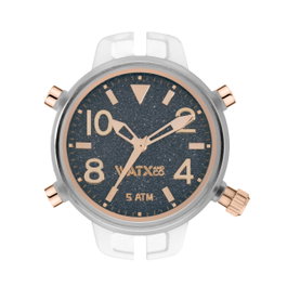 Watxandco RWA3082 Montre Femme Transparent et Rose