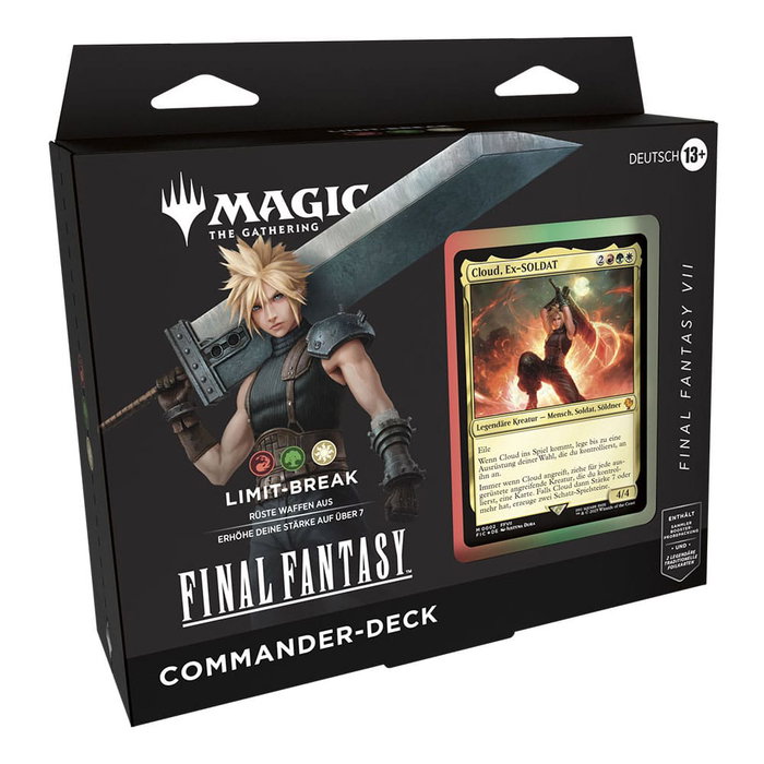 Magic the Gathering Final Fantasy présentoir decks Commander (4) *ALLEMAND*