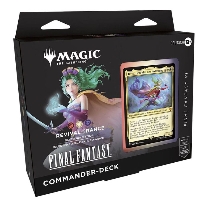 Magic the Gathering Final Fantasy présentoir decks Commander (4) *ALLEMAND*