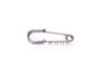 Innspiro Lot de 2 aiguilles broches métalliques 5 anneaux argenté vieilli 51,4x15,6mm