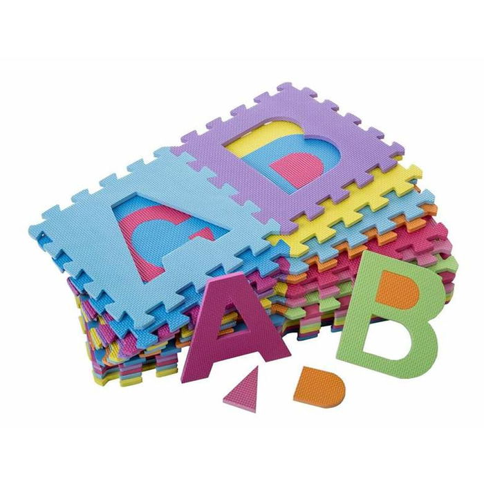 Tapis Puzzle Polyester 32 x 32 x 1 cm Alphabet 26 Pièces