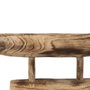 BigBuy Home Centre de Table Beige Bois de Paulownia Poisson 76 x 13 x 26 cm