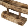 BigBuy Home Centre de Table Beige Bois de Paulownia Poisson 76 x 13 x 26 cm