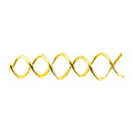 Bifull Coiled Pin Épingles à Spirale Or (Lot de 2)