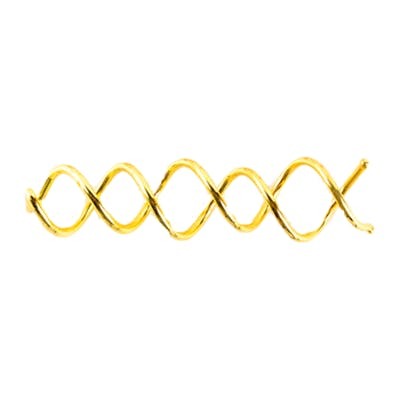 Bifull Coiled Pin Épingles à Spirale Or (Lot de 2) Bifull Coiled Pin Épingles à Spirale Or (Lot de 2)