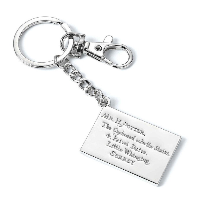 THE CARAT SHOP Porte-clés Carte d'Acceptation Harry Potter en Alliage de Zinc - 93% Zinc 3% Cuivre 4% Aluminium