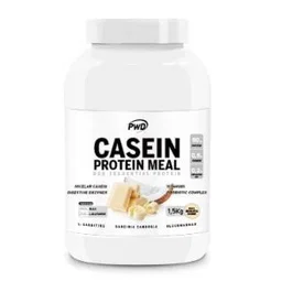 PWD NUTRITION Casein Protein Meal chocolat blanc avec coco 1,5kg