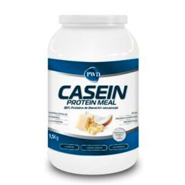 PWD NUTRITION Casein Protein Meal chocolat blanc avec coco 1,5kg