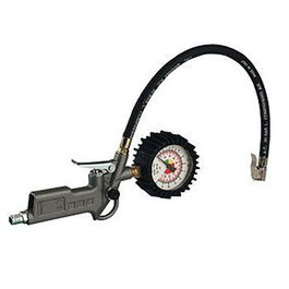 ACCESAIR Inflateur avec manomètre 63 mm, métal et caoutchouc