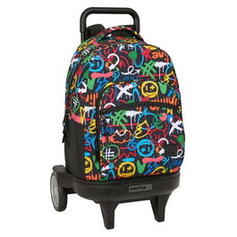 Cartable à roulettes Safta Colors 33 x 45 x 22 cm Graffiti