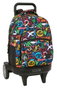 Safta Mochila compact avec roues evol. ext. graffiti colors 33x45x22cm