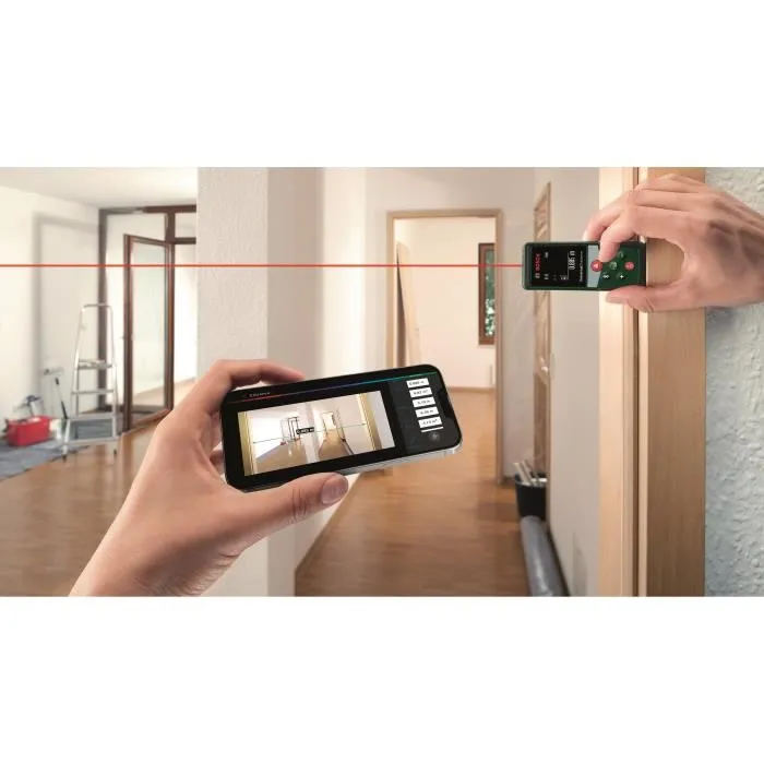 Bosch UniversalDistance 40C - Télémètre laser avec Bluetooth, mesure précise jusqu'à 40 mètres pour professionnels et bricolage
