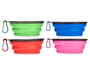 Mascow Comedero et Biberón Plegable en Silicone 12,5 cm – Gamelle pour Chien et Chat, Couleurs Assorties (Set de 24)