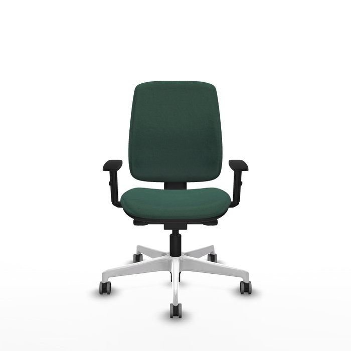 PIQUERAS Y CRESPO Chaise Alares Synchrone/Traslack Tissu Vert foncé