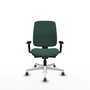 PIQUERAS Y CRESPO Chaise Alares Synchrone/Traslack Tissu Vert foncé