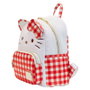 Loungefly Sac à dos Hello Kitty Sanrio pour femmes et enfants - Dimensions 21.6 x 10.2 x 27.9 cm