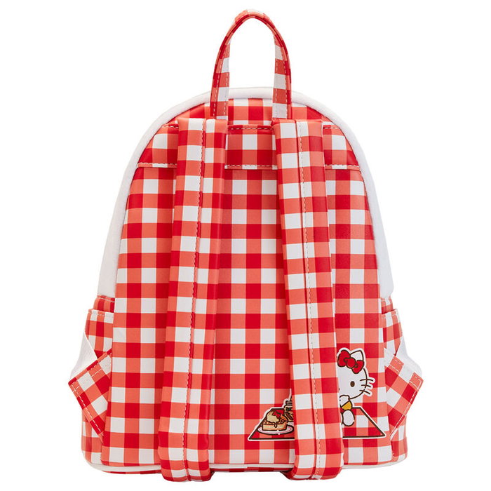 Loungefly Sac à dos Hello Kitty Sanrio pour femmes et enfants - Dimensions 21.6 x 10.2 x 27.9 cm