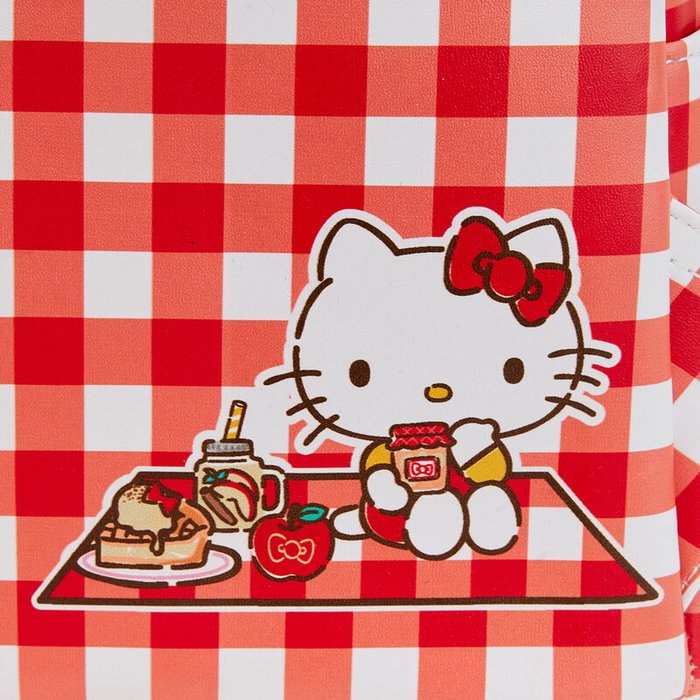 Loungefly Sac à dos Hello Kitty Sanrio pour femmes et enfants - Dimensions 21.6 x 10.2 x 27.9 cm