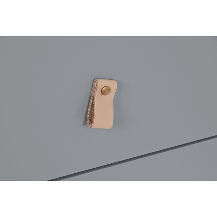 Caisson à Tiroirs Home ESPRIT Bleu Gris polypropylène Bois MDF 80 x 40 x 117 cm