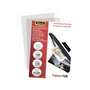 Fellowes Pochettes de plastification brillantes 125mic 54x86mm, pack de 100