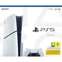 Sony 1000049741 - Console PlayStation 5 (PS5) Slim Édition à Disque - Couleur Blanche et Noire