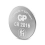 GP Pile bouton au lithium CR2016, Pack de 5