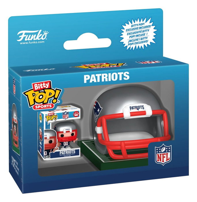 Funko NFL Bitty POP! Helmets Assortiment de 12 Figurines Vinyle AFC Série 1