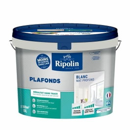 Ripolin Peinture pour plafonds Blanc mat 10 L