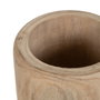 BigBuy Home Vase Naturel Bois de paulownia 23 x 23 x 58 cm