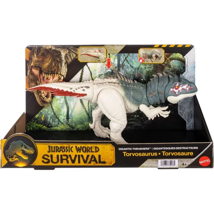 Mattel Figurine Jurassic World Gigantic Thrashers Torvosaurus 30 cm