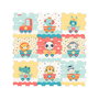 DEQUBE Fisher-Price Manta Puzzle-Tapis en Foam EVA - 18 Pièces (8 Tapis 30,5 x 30,5 cm) - Jeu d'Éveil pour Enfants Dès 18 Mois