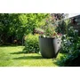 Garden ID Phoenix Anthracite - Pot de fleurs extérieur recyclé 60 x 56 cm - Résistant au gel et aux UV - Durabilité et esthétique