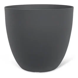 Garden ID Phoenix Anthracite - Pot de fleurs extérieur recyclé 60 x 56 cm - Résistant au gel et aux UV - Durabilité et esthétique
