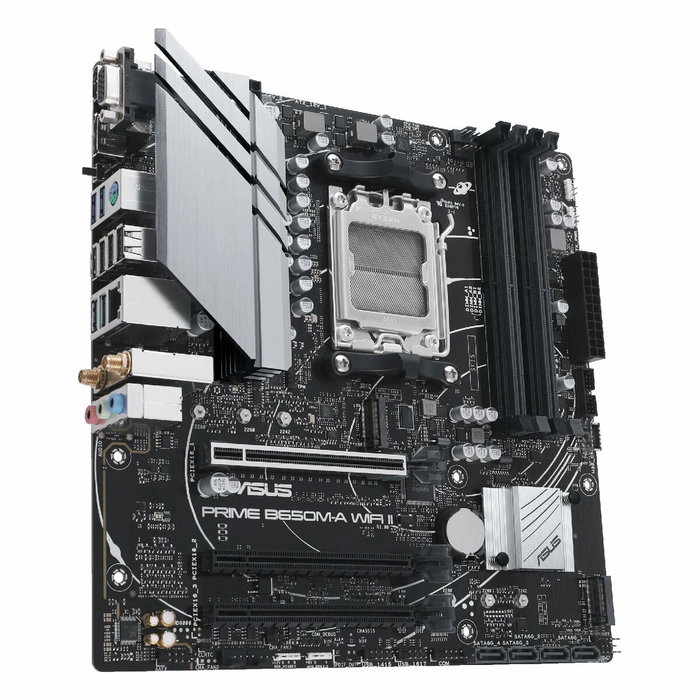 Asus PRIME B650M-A WIFI II, MicroATX, AMD B650, Socket AM5