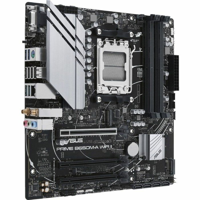 Asus PRIME B650M-A WIFI II, MicroATX, AMD B650, Socket AM5