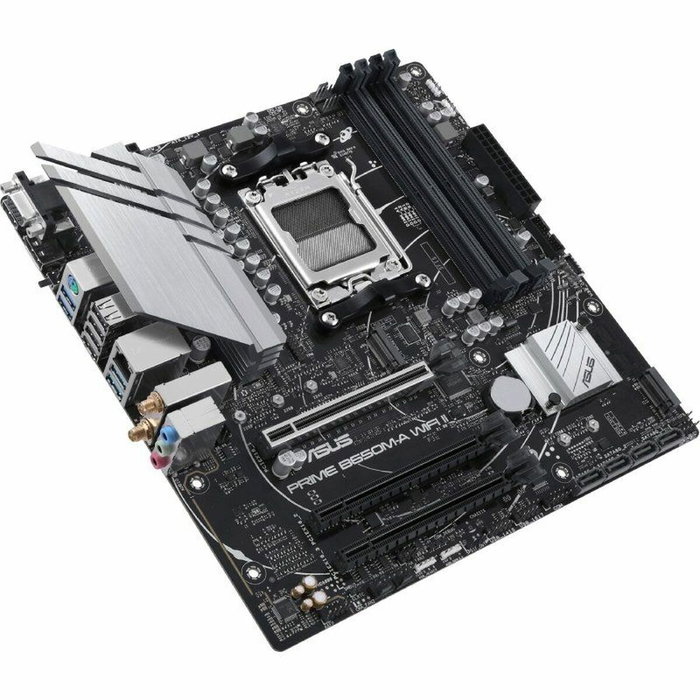 Asus PRIME B650M-A WIFI II, MicroATX, AMD B650, Socket AM5