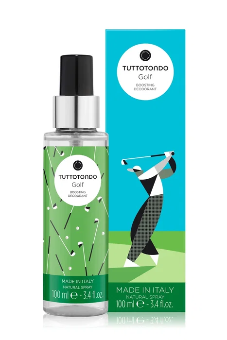Tuttotondo Golf Boosting Déodorant Antitranspirant en Spray pour Hommes