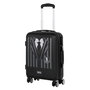 Karactermania Maleta cabina MIÉRCOLES ABS 4R Unifor, Valise cabine rigide 4 roues ABS Noir, Cierre TS Lock, 55x38x20 cm