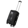 Karactermania Maleta cabina MIÉRCOLES ABS 4R Unifor, Valise cabine rigide 4 roues ABS Noir, Cierre TS Lock, 55x38x20 cm