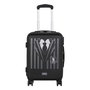 Karactermania Maleta cabina MIÉRCOLES ABS 4R Unifor, Valise cabine rigide 4 roues ABS Noir, Cierre TS Lock, 55x38x20 cm