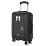 Karactermania Maleta cabina MIÉRCOLES ABS 4R Unifor, Valise cabine rigide 4 roues ABS Noir, Cierre TS Lock, 55x38x20 cm