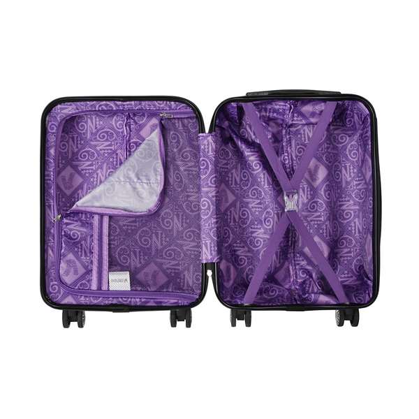 Karactermania Maleta cabina MIÉRCOLES ABS 4R Unifor, Valise cabine rigide 4 roues ABS Noir, Cierre TS Lock, 55x38x20 cm