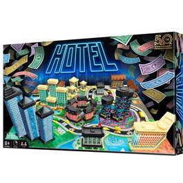 Ooba Games Hotel - Jeu de société classique de construction et stratégie - 2 à 4 joueurs dès 8 ans - Réf. OOBHOT01ES