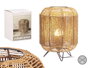 GIFTDECOR Lampe de Table Cylindre Trépied Corde Noir-Marron