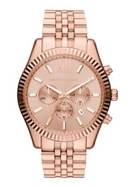 Michael Kors MK8319 avec bracelet rose et cadran marron